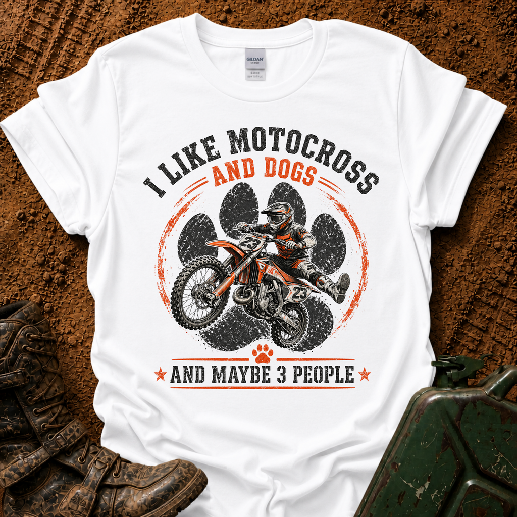 Motocross & Dogs T-Shirt