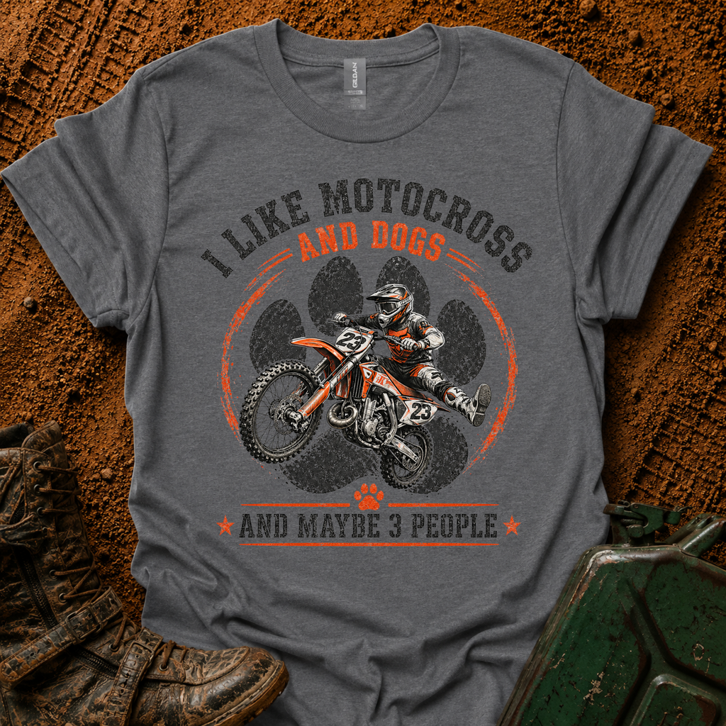 Motocross & Dogs T-Shirt